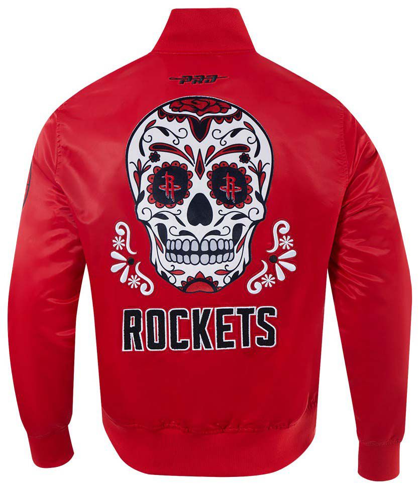 Pro Standard Adult Houston Rockets Day Of The Dead Satin Jacket product image