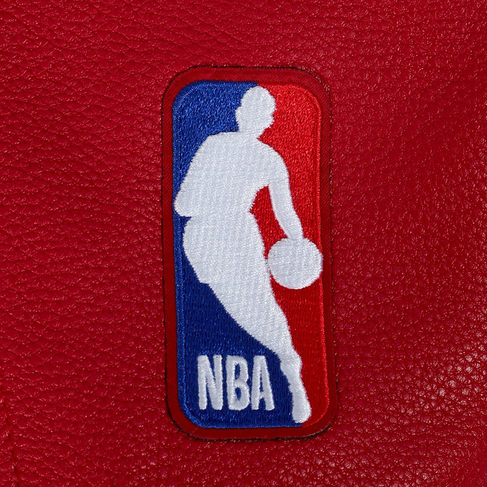 Pro Standard Men's Houston Rockets Off White Retro Classics Rib Wool Varsity Jacket product image