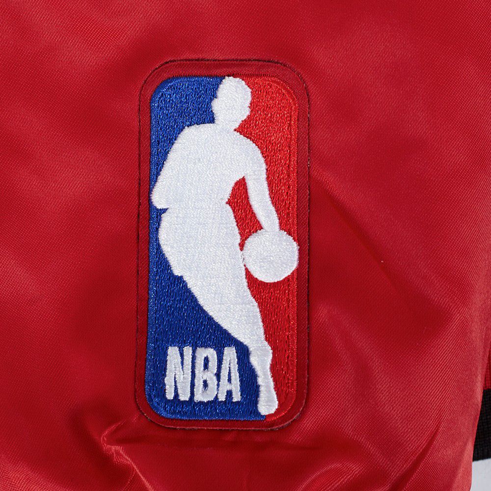 Pro Standard Men's Houston Rockets Red Retro Classics Rib Satin Jacket product image