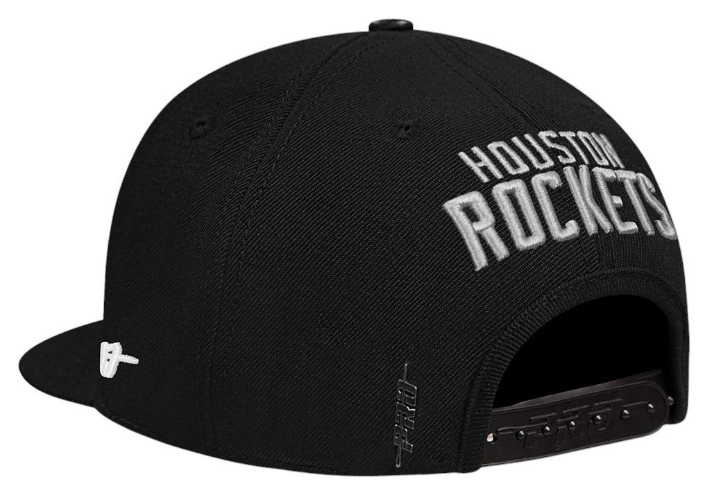 Pro Standard Adult Houston Rockets Black Pinch Snapback Adjustable Hat product image