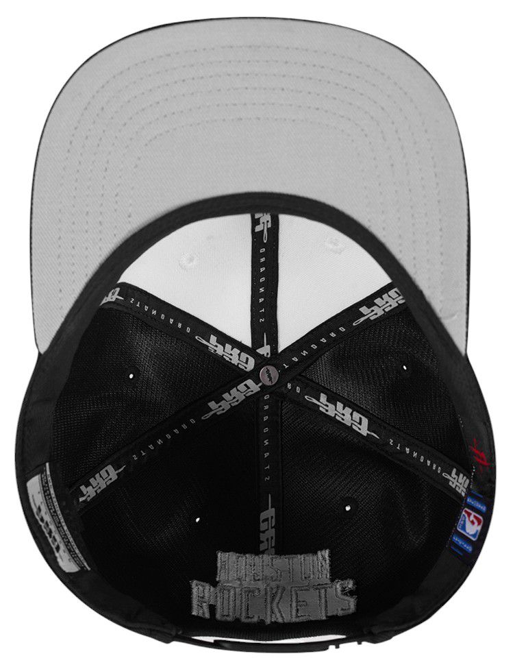 Pro Standard Adult Houston Rockets Black Pinch Snapback Adjustable Hat product image