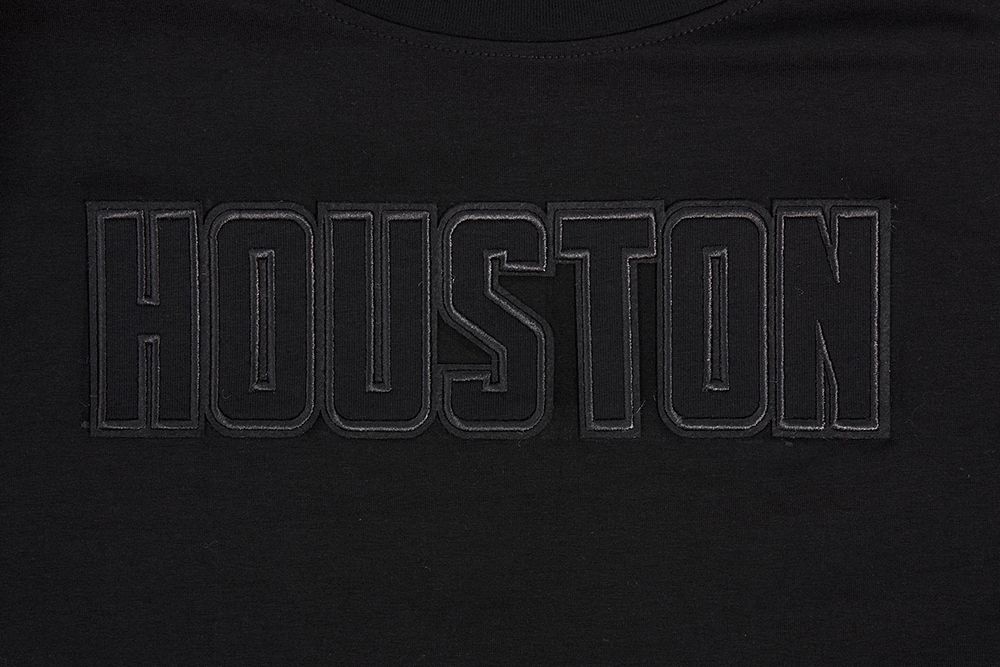 Pro Standard Women's Houston Rockets Black Neutral Boxy Cropped T-Shirt product image