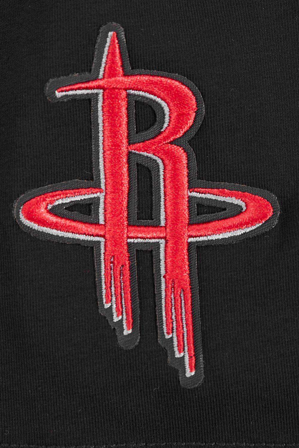 Pro Standard Women's Houston Rockets Black Script Tail Boxy Cropped T-Shirt product image