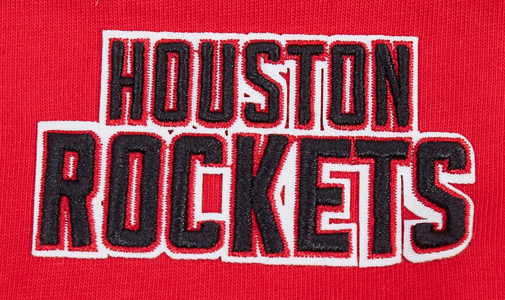 Pro Standard Women's Houston Rockets Red Script Tail Boyfriend T-Shirt product image