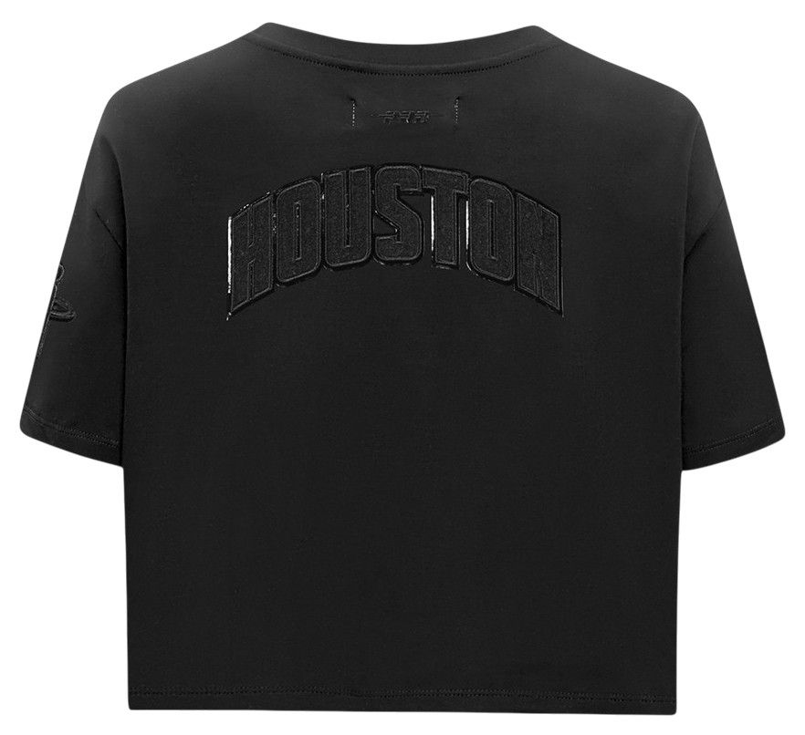 Pro Standard Women's Houston Rockets Black Boxy Cropped T-Shirt product image