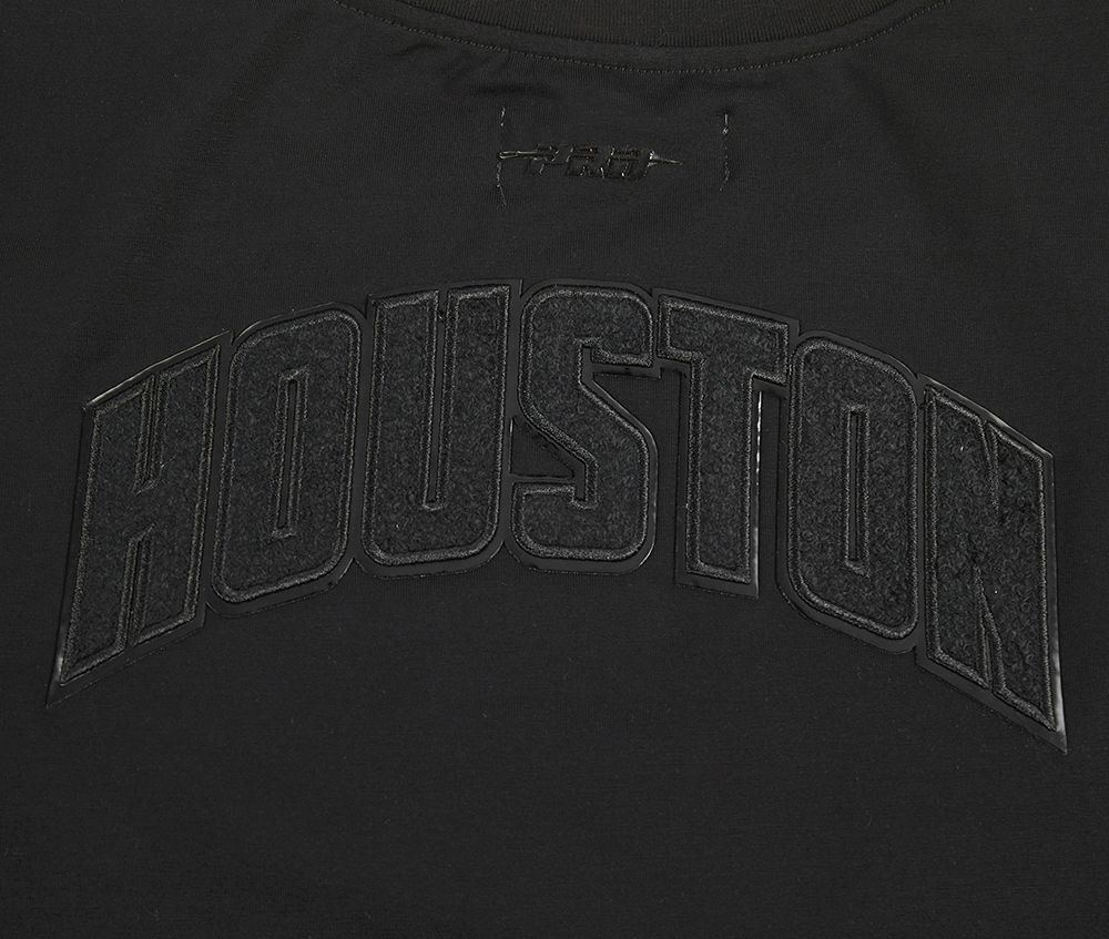 Pro Standard Women's Houston Rockets Black Boxy Cropped T-Shirt product image