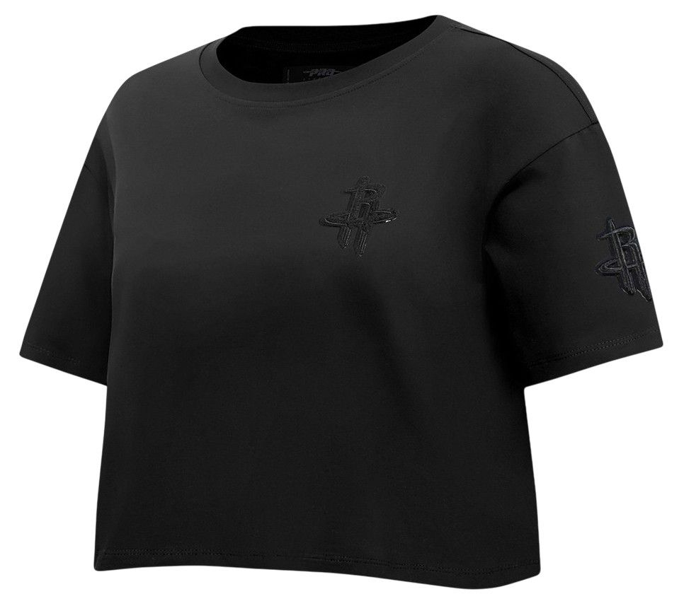 Pro Standard Women's Houston Rockets Black Boxy Cropped T-Shirt product image