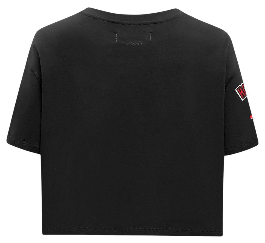Pro Standard Women's Houston Rockets Black Mash Up Boxy T-Shirt product image