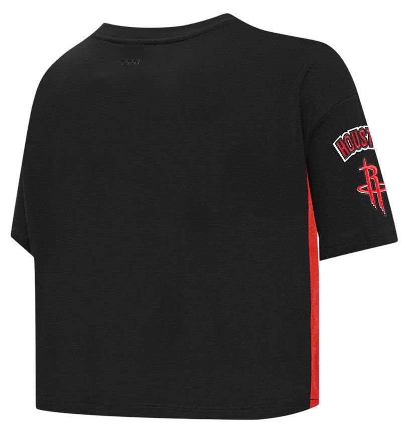 Pro Standard Women's Houston Rockets Black Mash Up Boxy T-Shirt product image