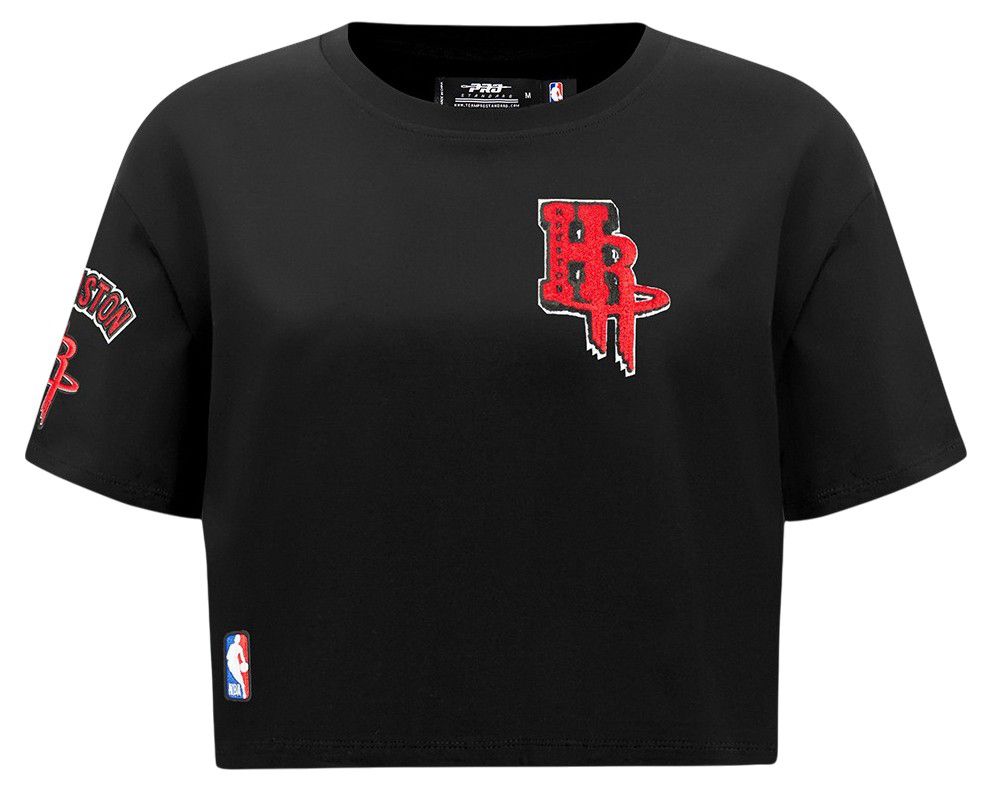 Pro Standard Women's Houston Rockets Black Mash Up Boxy T-Shirt product image