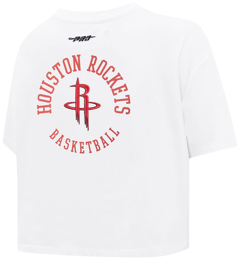 Pro Standard Women's Houston Rockets White Crest Emblem Boxy T-Shirt product image