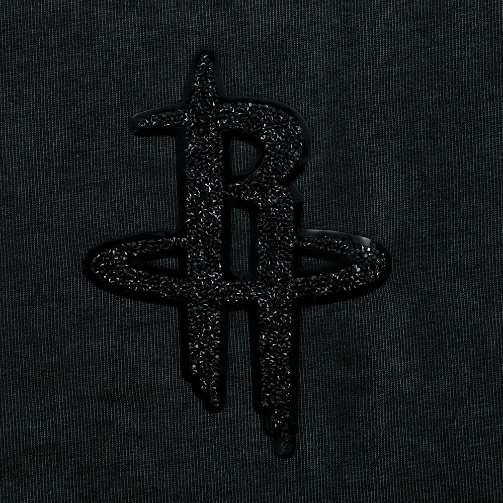 Pro Standard Women's Houston Rockets Black Crystalline Boxy Cropped T-Shirt product image