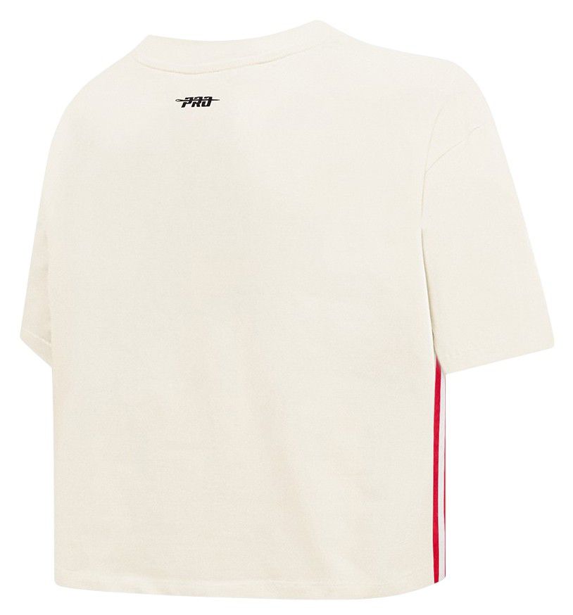 Pro Standard Women's Houston Rockets Off White Classic Boxy T-Shirt product image