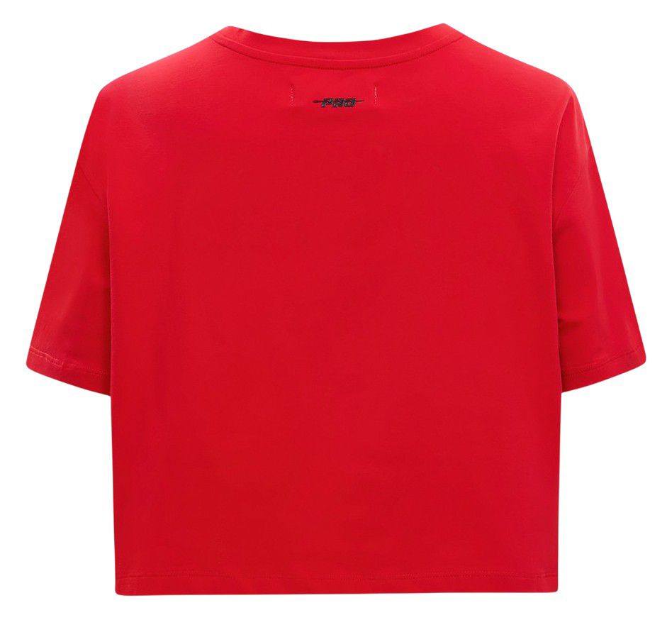 Pro Standard Women's Houston Rockets Red Classic Boxy Cropped T-Shirt product image
