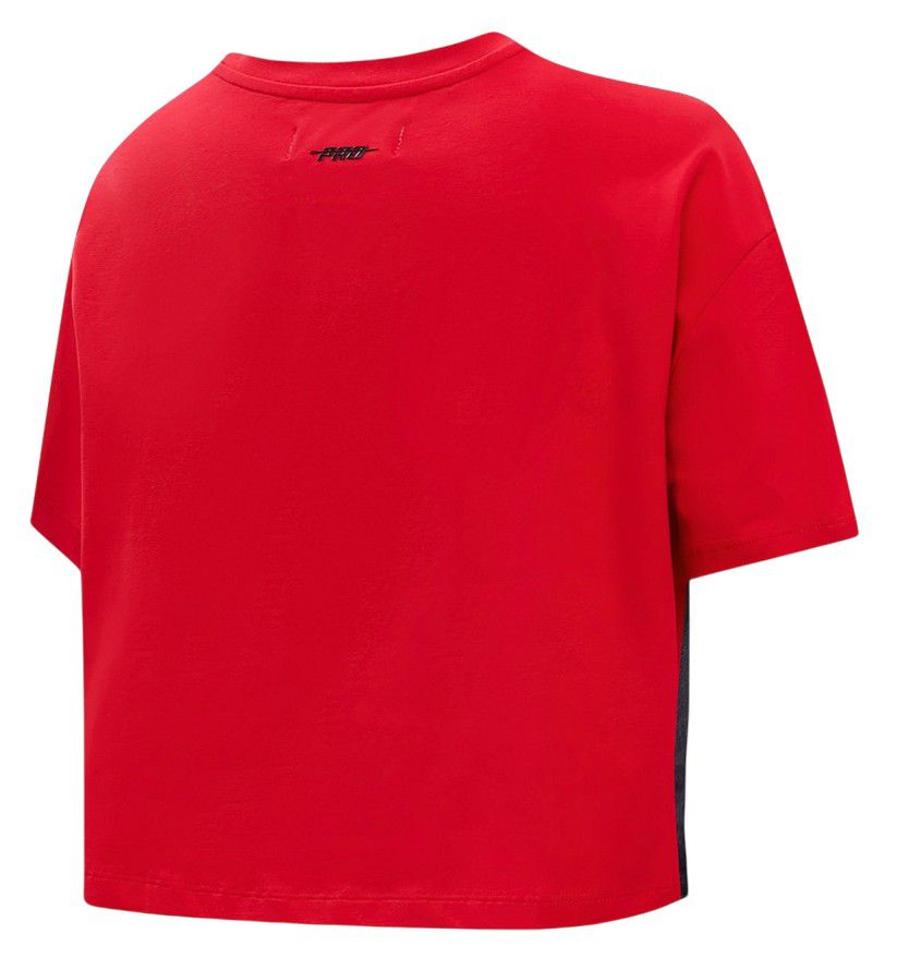 Pro Standard Women's Houston Rockets Red Classic Boxy Cropped T-Shirt product image