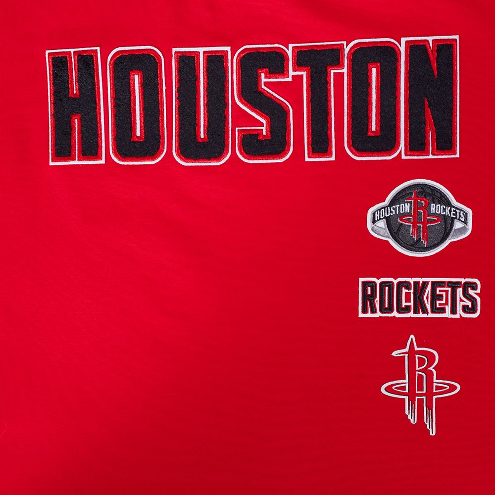 Pro Standard Women's Houston Rockets Red Classic Boxy Cropped T-Shirt product image