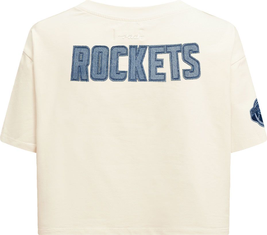 Pro Standard Women's Houston Rockets Varsity Blues Boxy T-Shirt product image