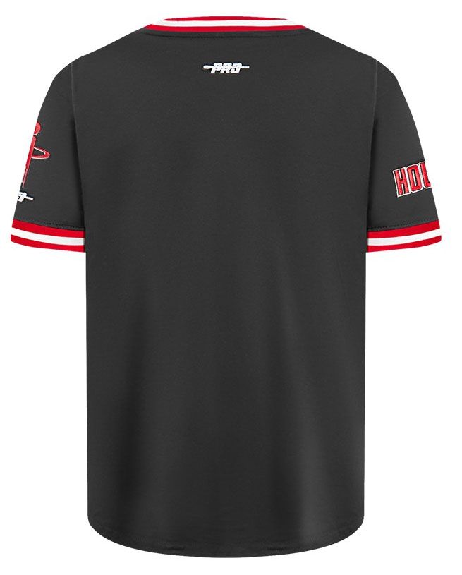 Pro Standard Youth Houston Rockets Black Striped Rib T-Shirt product image