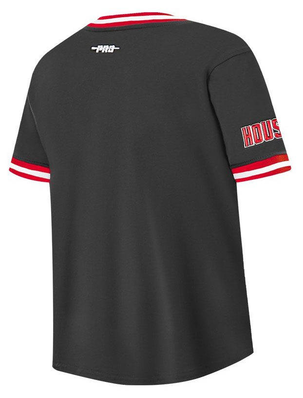 Pro Standard Youth Houston Rockets Black Striped Rib T-Shirt product image