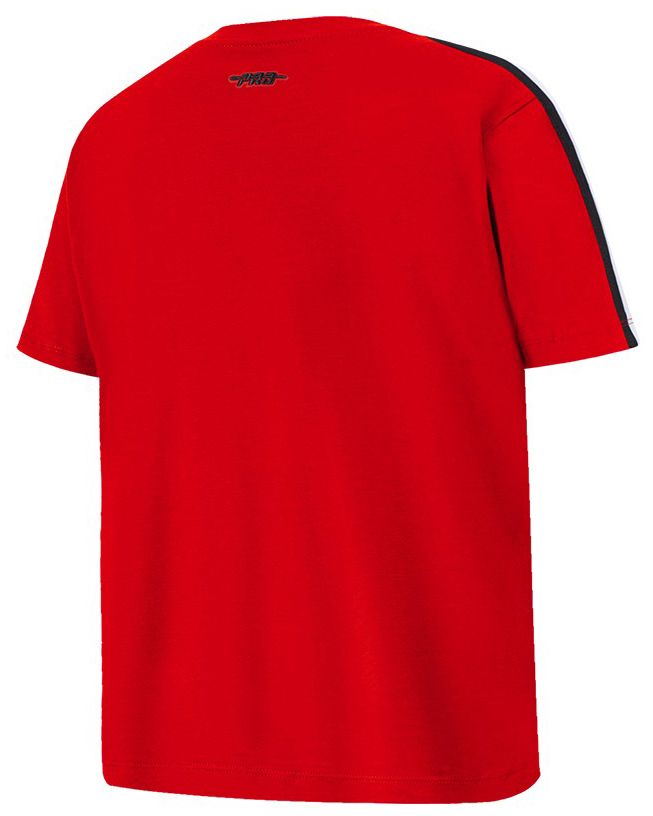 Pro Standard Youth Houston Rockets Red Retro Classic Taping T-Shirt product image