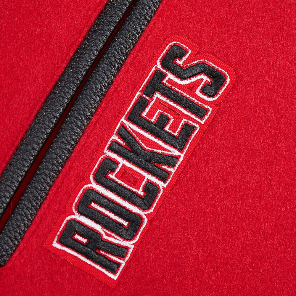 Pro Standard Youth Houston Rockets Red Wool Varsity Jacket product image