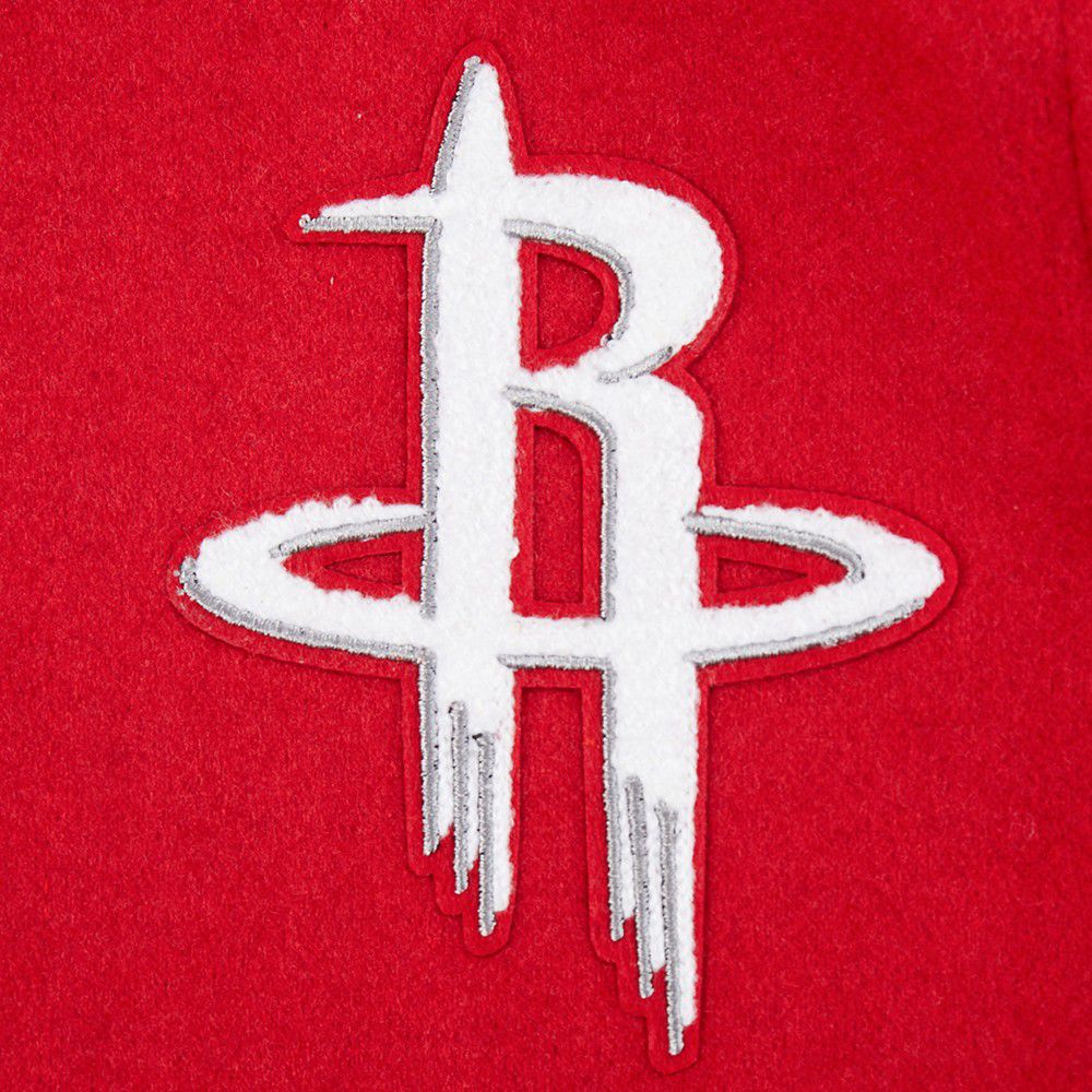 Pro Standard Youth Houston Rockets Red Wool Varsity Jacket product image