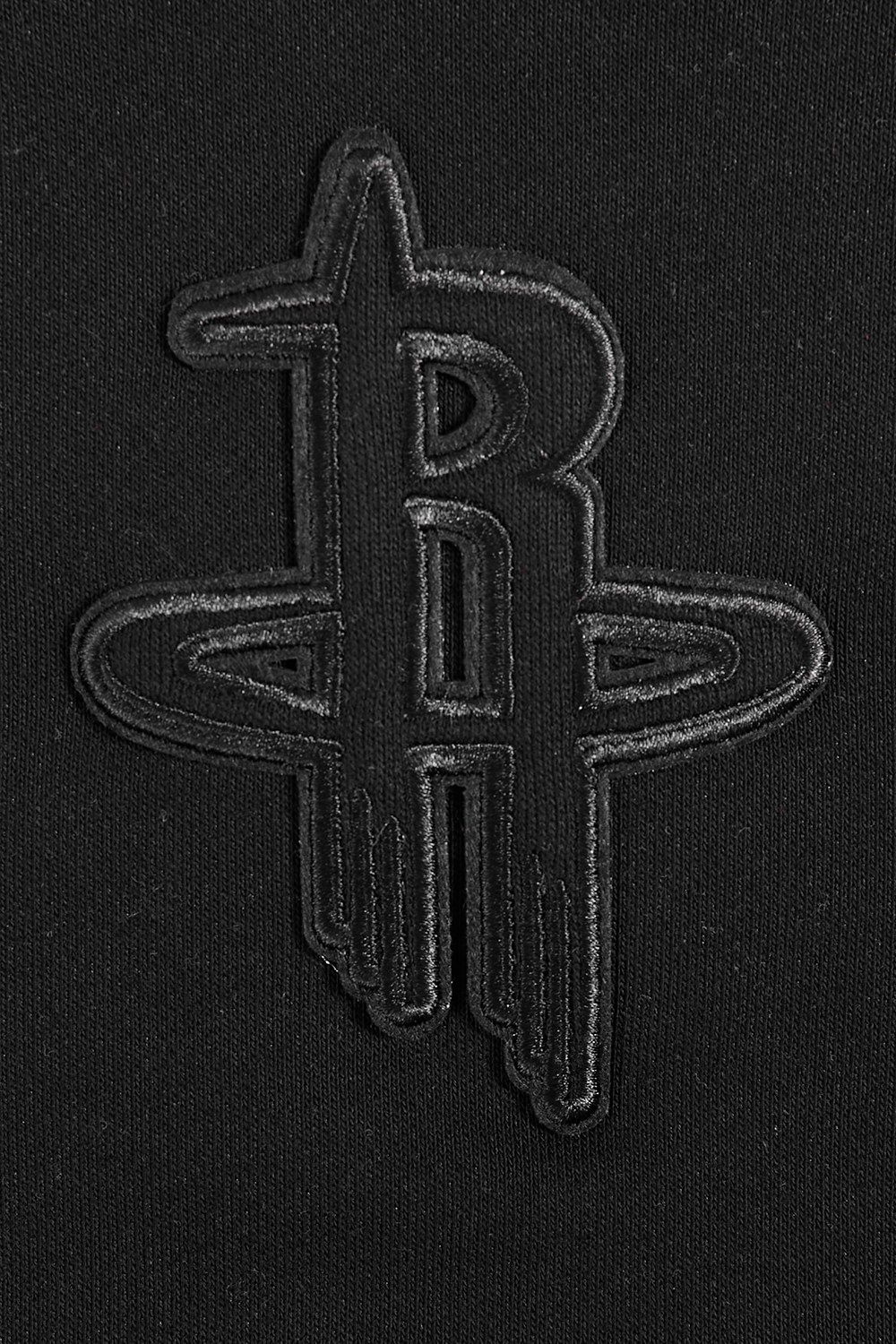 Pro Standard Women's Houston Rockets Black Neutral Cropped Fleece Pullover Hoodie product image