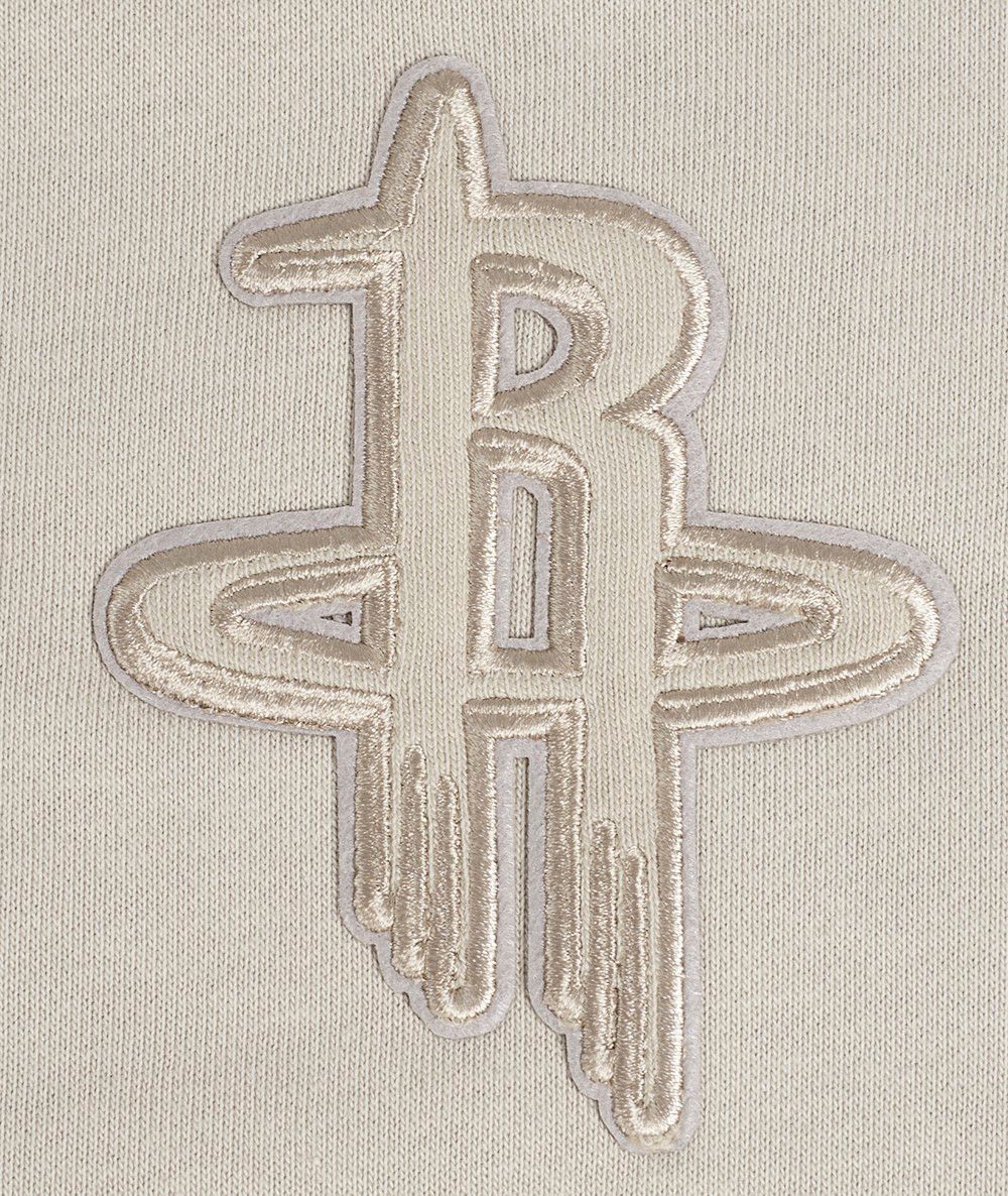 Pro Standard Women's Houston Rockets Taupe Neutral Fleece Crewneck Sweatshirt product image