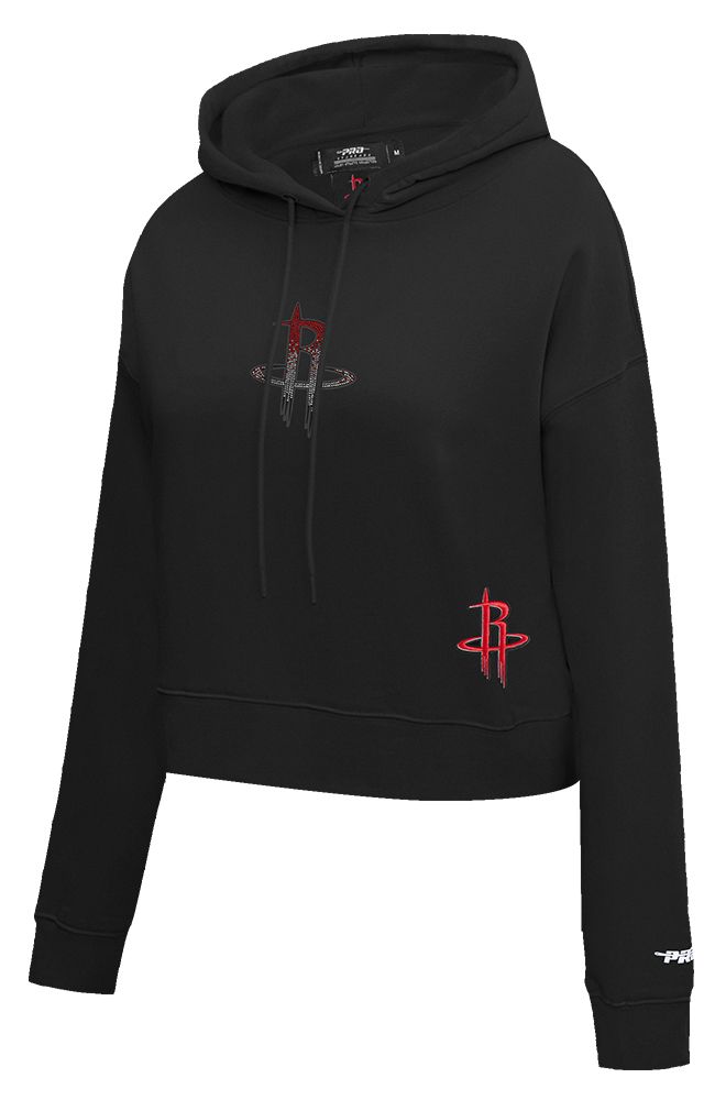 Pro Standard Women's Houston Rockets Jewel Cropped Pullover Hoodie product image