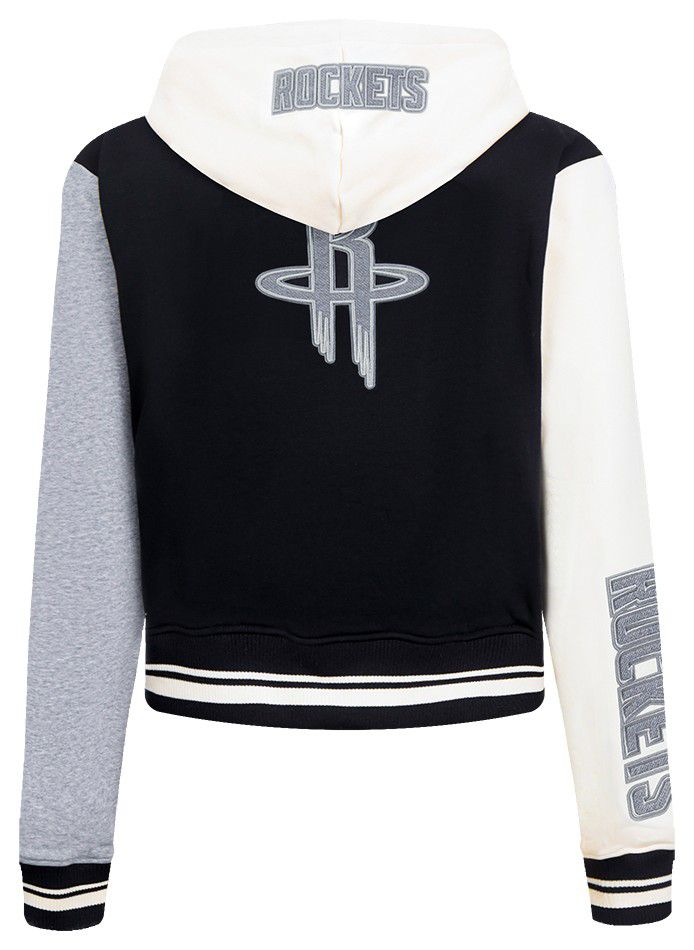 Pro Standard Women's Houston Rockets Black Reverse French Terry Pullover Hoodie product image