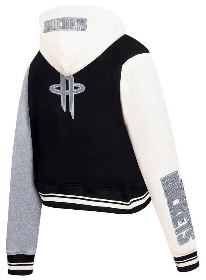 Pro Standard Women's Houston Rockets Black Reverse French Terry Pullover Hoodie product image