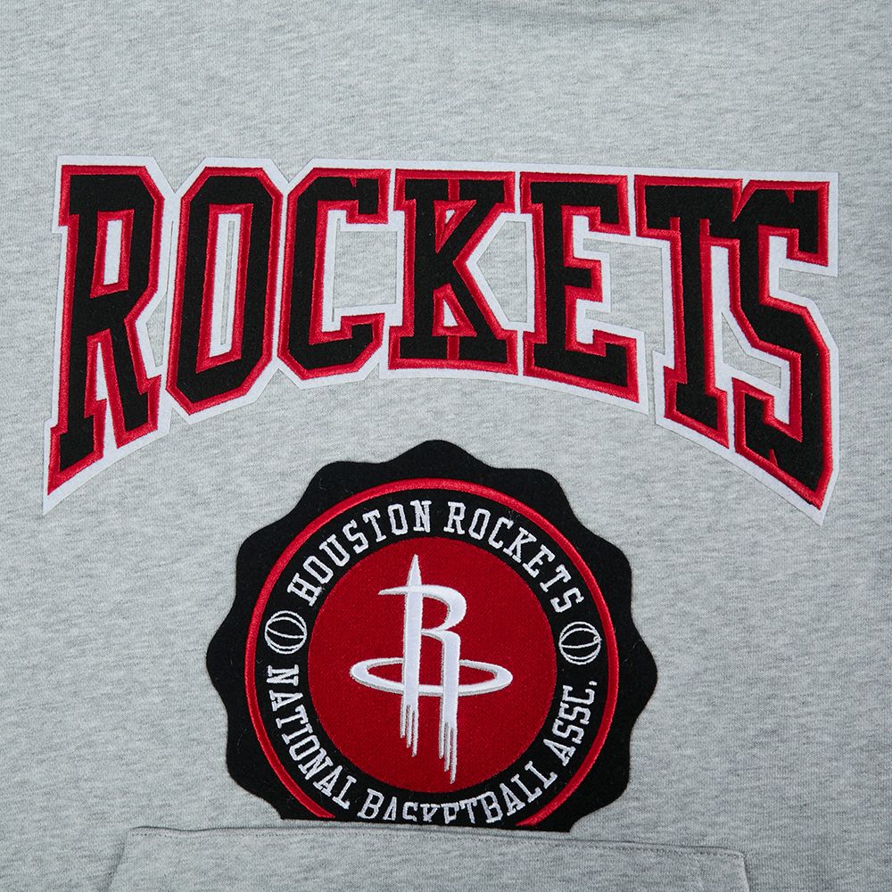 Pro Standard Women's Houston Rockets Grey Crest Emblem Hoodie product image