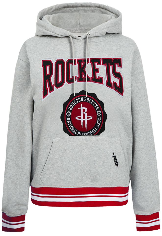 Pro Standard Women's Houston Rockets Grey Crest Emblem Hoodie product image
