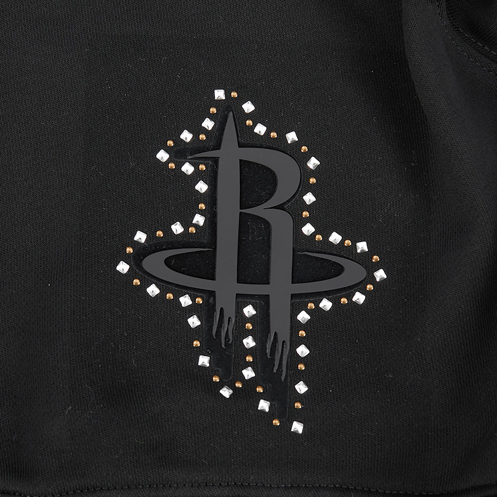 Pro Standard Women's Houston Rockets Black Renegade Crewneck Sweatshirt product image