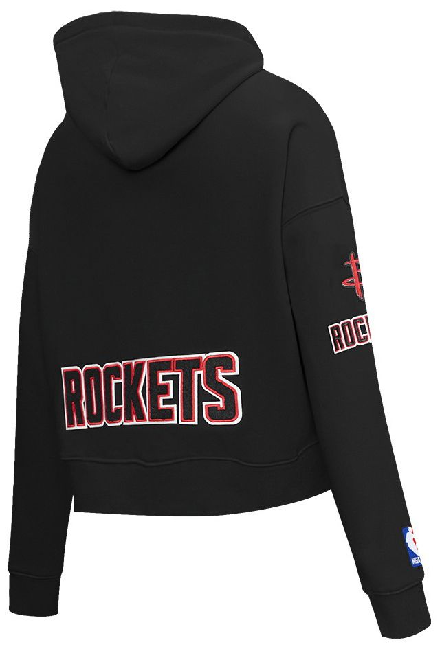 Pro Standard Women's Houston Rockets Black Classic Cropped Fleece Pullover Hoodie product image