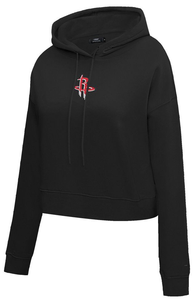 Pro Standard Women's Houston Rockets Black Classic Cropped Fleece Pullover Hoodie product image