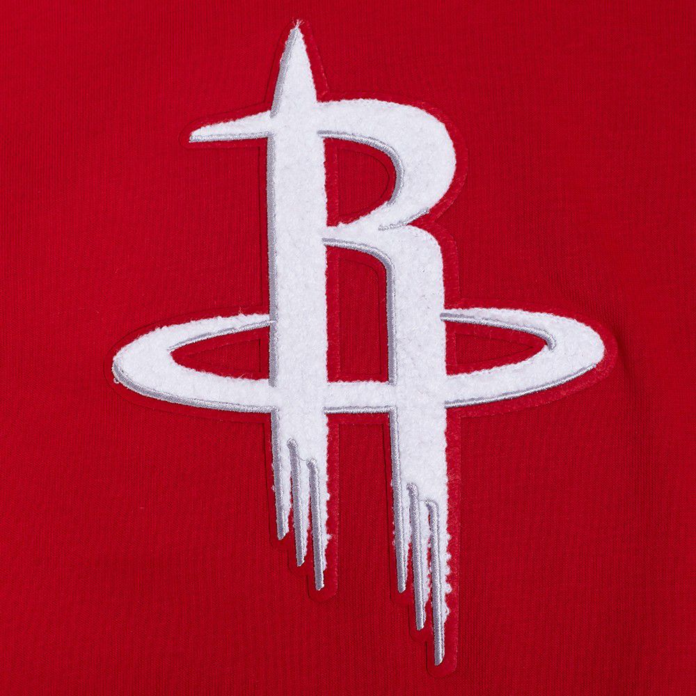 Pro Standard Women's Houston Rockets Red Retro Classic Cropped Fleece Pullover Hoodie product image