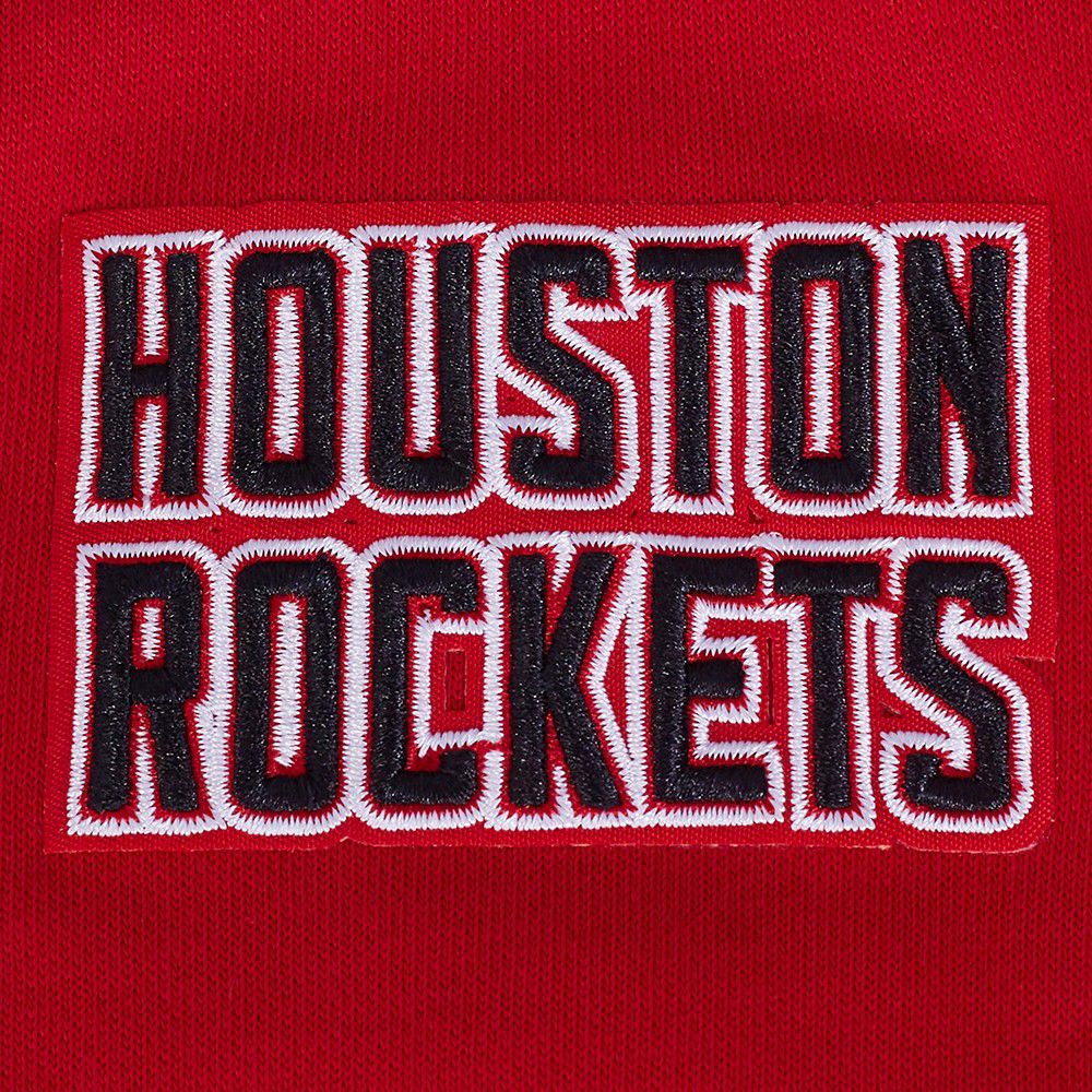 Pro Standard Women's Houston Rockets Red Retro Classic Cropped Fleece Pullover Hoodie product image