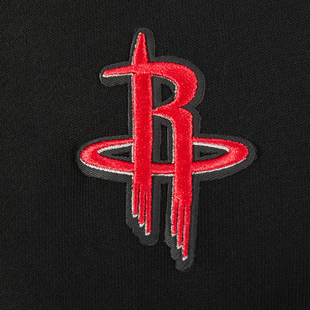 Pro Standard Women's Houston Rockets Black Classic Fleece Crewneck Sweatshirt product image