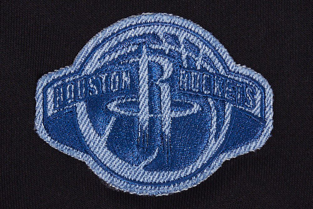 Pro Standard Women's Houston Rockets Black Varsity Blues Fleece Crewneck Sweatshirt product image