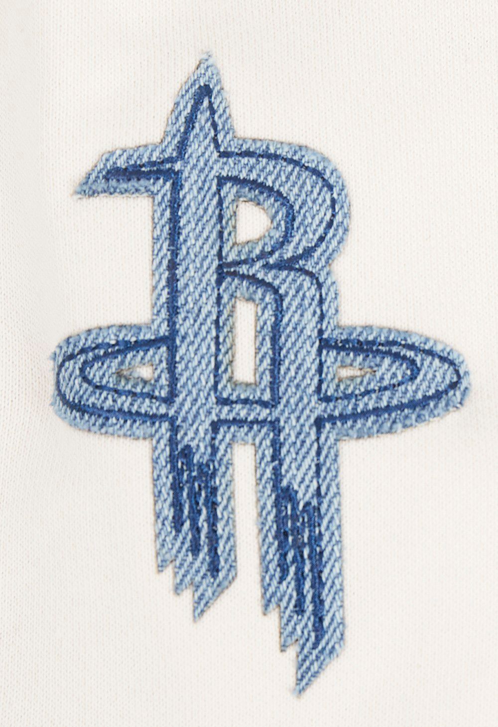 Pro Standard Women's Houston Rockets Linen Varsity Blues Fleece Crewneck Sweatshirt product image