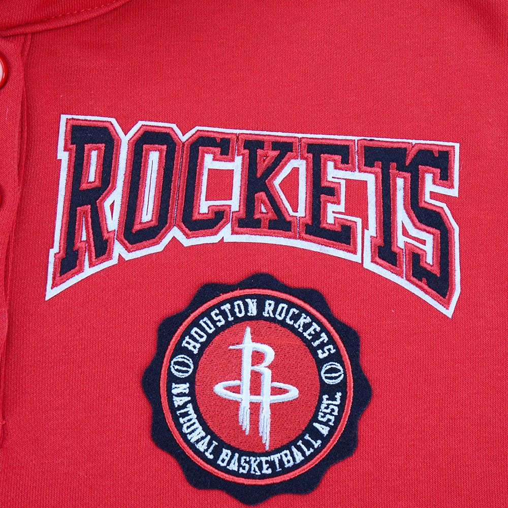 Pro Standard Women's Houston Rockets Red Crest Emblem Long Sleeve Polo product image