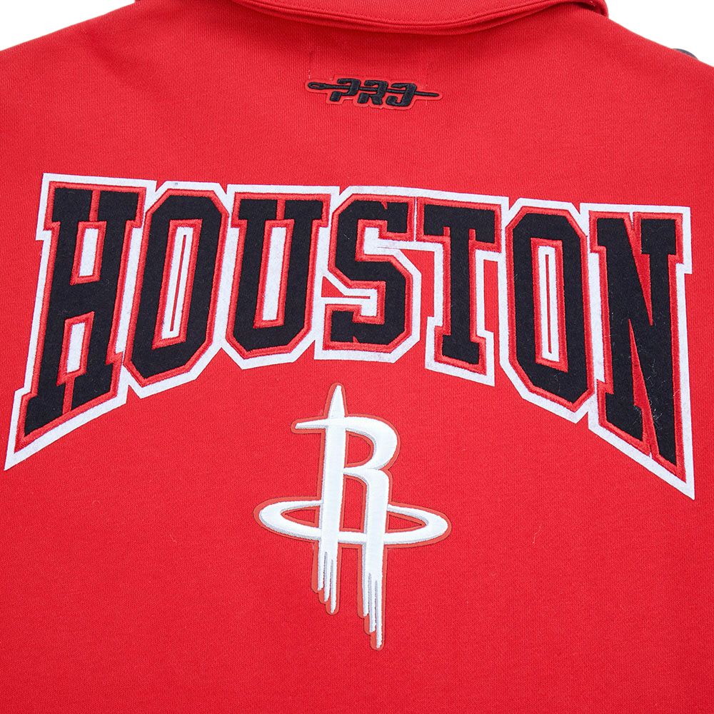 Pro Standard Women's Houston Rockets Red Crest Emblem Long Sleeve Polo product image