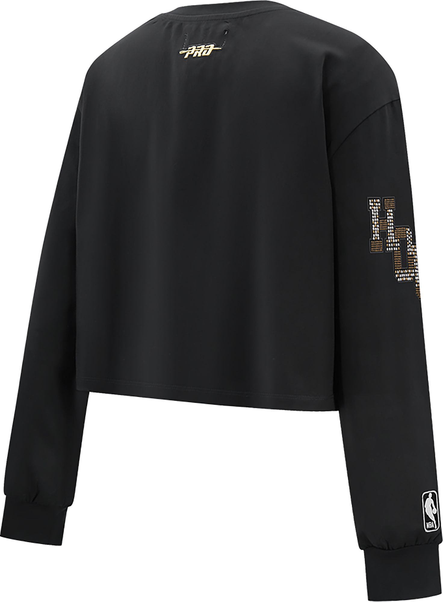Pro Standard Women's Houston Rockets Black Renegade Boxy Long Sleeve Shirt product image