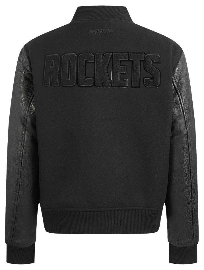 Pro Standard Women's Houston Rockets Black Classic Wool Varsity Jacket product image