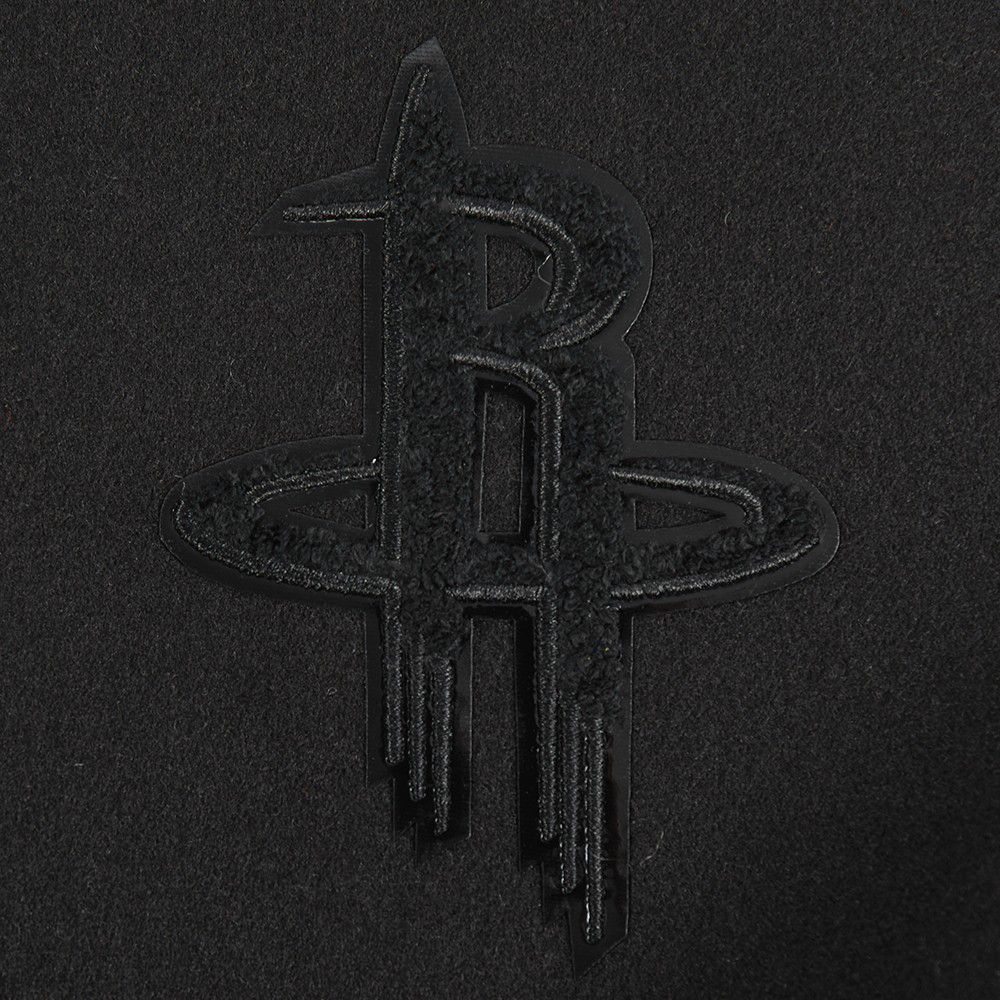Pro Standard Women's Houston Rockets Black Classic Wool Varsity Jacket product image