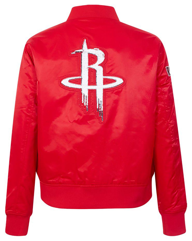 Pro Standard Women's Houston Rockets Red Game Day Classics Satin Jacket product image