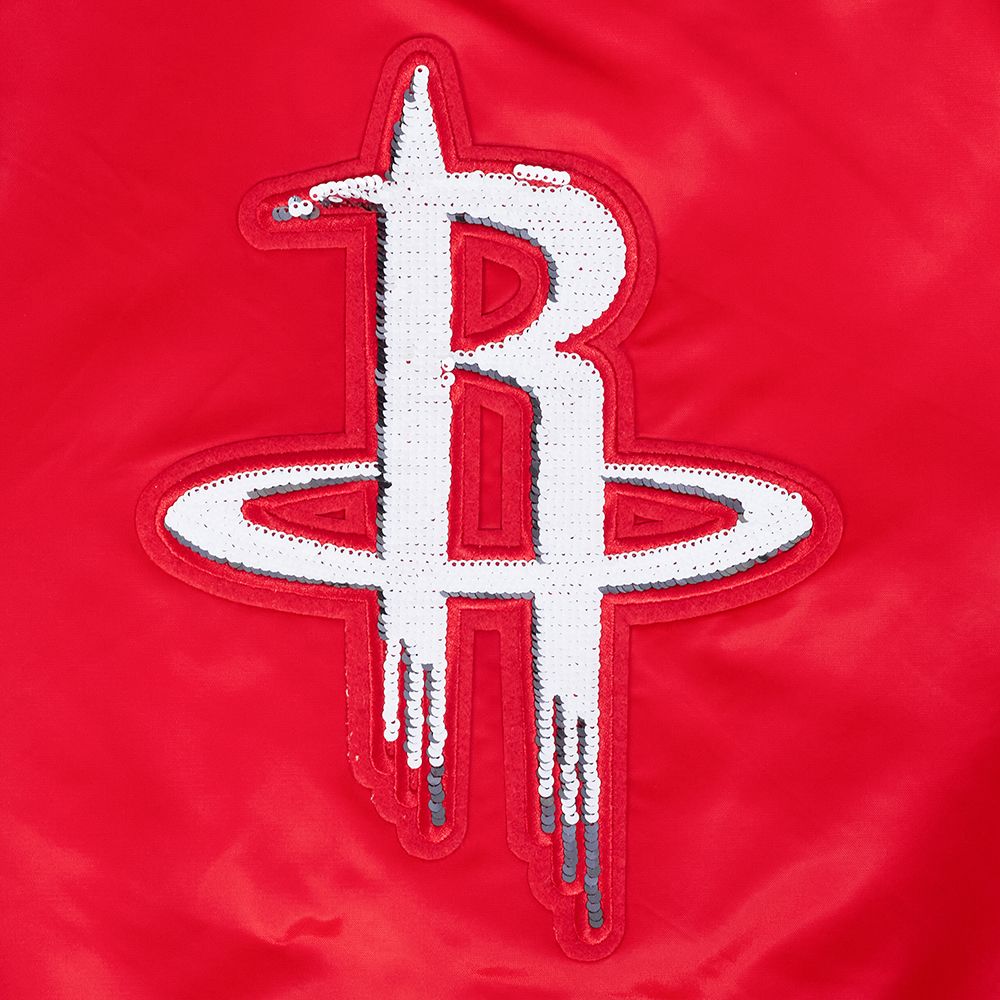 Pro Standard Women's Houston Rockets Red Game Day Classics Satin Jacket product image