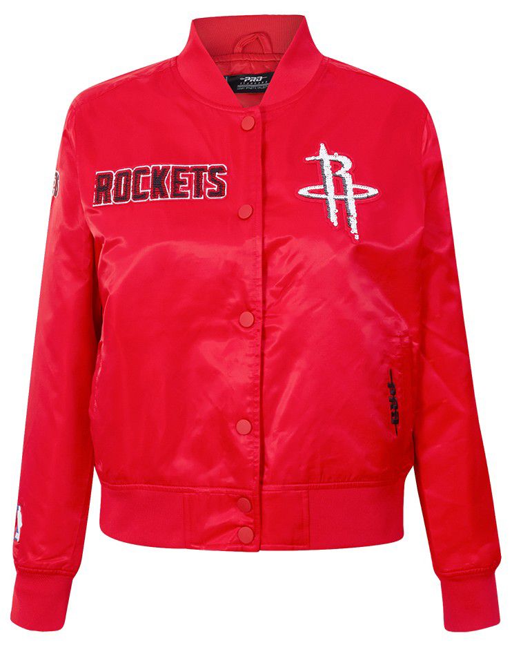 Pro Standard Women's Houston Rockets Red Game Day Classics Satin Jacket product image