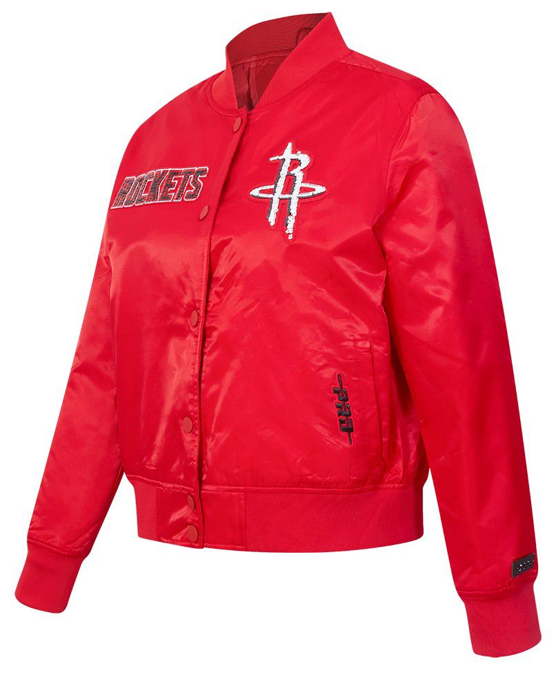 Pro Standard Women's Houston Rockets Red Game Day Classics Satin Jacket product image